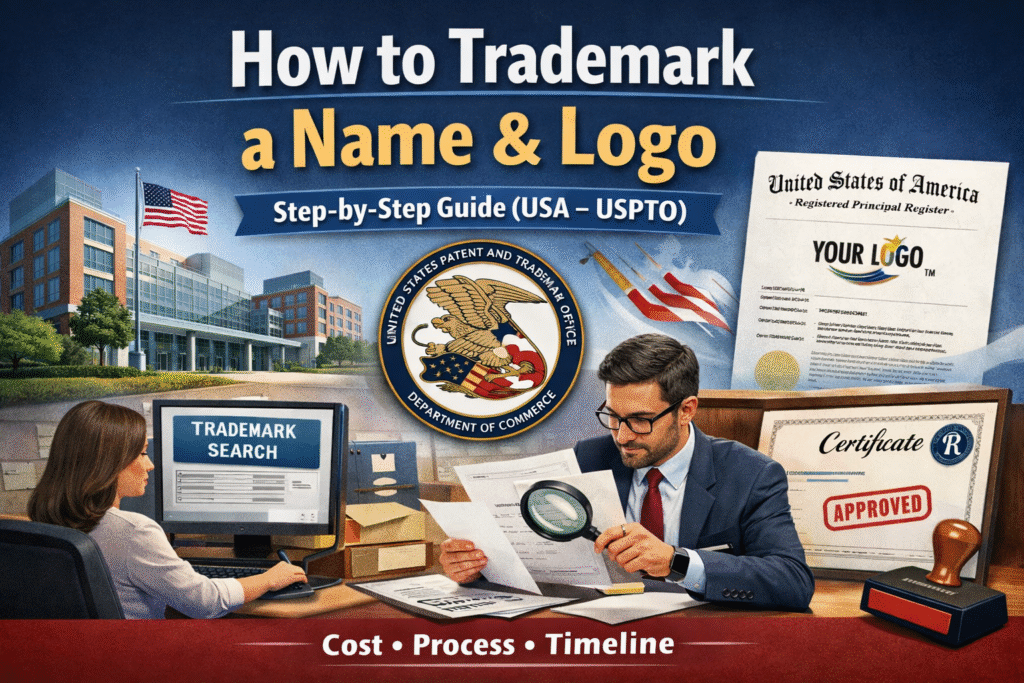 How to Trademark a Name and Logo (Step-by-Step Guide for 2026)